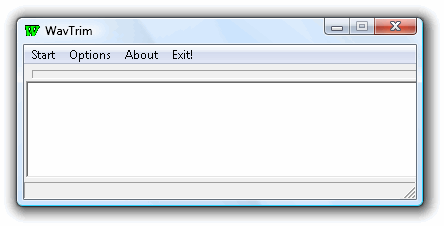WavTrim screenshot